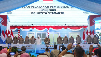 Kapolri Hadiri Groundbreaking 13 SPPG Polri di Jatim, di Antaranya di Sidoarjo