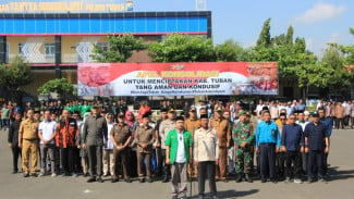 Ulama, Pesilat, hingga Tokoh Masyarakat di Tuban dan Gresik Kompak Jaga Kedamaian