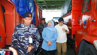 Pemprov Jatim Kirim Bantuan Logistik ke Pulau Bawean
