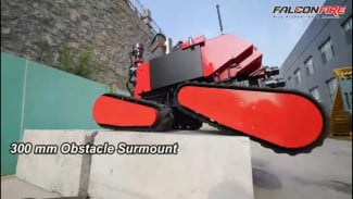 Kenalkan, Robot Pemadam Asal China Senilai Rp18 M Koleksi Damkar Surabaya