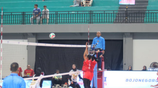 Tim Voli Putri TNI AU Electric Tundukan Jenggolo Sport Sidoharjo di Pertandingan Pembuka Livoli