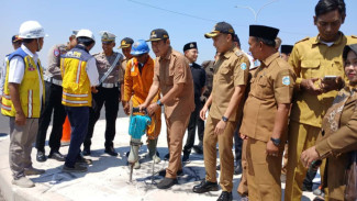 Jalur Lingkar Utara Lamongan Kini Dilengkapi Alat Pemberi Isyarat Lalin