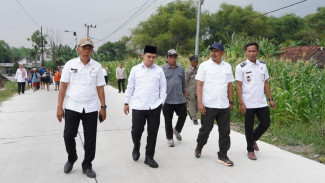 Tinjau Proyek Jalan Bendung-Bantengan, Gus Barra Ingin Pastikan Kualitas Infrastruktur