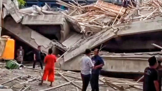 Gedung Musala Pondok Pesantren Al Khoziny Buduran Roboh saat Santri Salat Asar