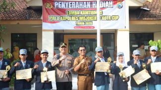 Tumbuhkan Jiwa Sportivitas, Polres Mojokerto Kota Gelar Lomba Kamtibmas untuk Pelajar