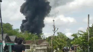 Tempat Penyulingan Minyak Tradisional di Tuban Terbakar, Warga Panik