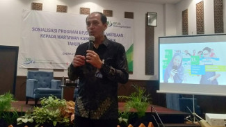 Jaminan Sosial Pekerja Rentan di Gresik Rendah, BPJS Ketenagakerjaan Masif Sosialisasi UCJ