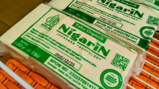 Warga Binaan Lapas Kelas I Surabaya Produksi Tahu Nigarin Berteknologi Jepang