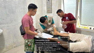 Posko Kesehatan Unair Mulai Layani Warga Aceh Tamiang, Luka Infeksi Paling Banyak