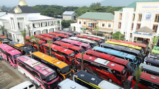 Libur Panjang Jelang Ramadan, Belasan Ribu Santri Lirboyo Kediri Dipulangkan