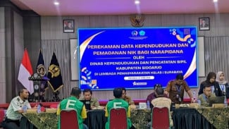 Warga Binaan Lapas Kelas I Surabaya Bisa Urus Identitas Resmi di Penjara