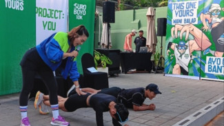 Komunitas Lari Surabaya Seru-seruan di Project : You Jelang Suroboyo 10K