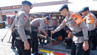 Musim Kemarau, Brimob Polda Jatim Siagakan Personel dan Alat Khusus Cegah Karhutla