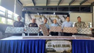 Hasil Rampasan TPPU Judol Rp 9 Miliar Disetor ke Negara