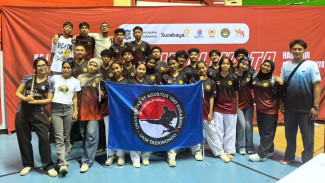 UKM Taekwondo Untag Surabaya Borong 20 Medali di Kejurnas Piala Wali Kota Surabaya 2026