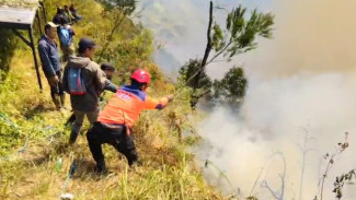 4 Hari Hutan dan Lahan Gunung Bromo Terbakar, Ini Langkah BPBD Jatim