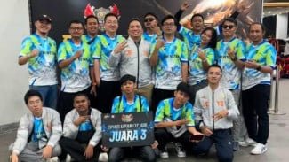Tim ESports Polda Jatim Juara III MLBB Kapolri Cup 2026