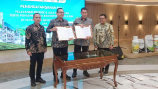 Teken MoU, Bank Mandiri Taspen dan Petrokimia Gresik Fokus Pensiun dan Ekosistem Bisnis