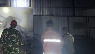 Kebakaran Landa Gedung KDMP di Mojokerto, Warga Dengar Ledakan Berulang