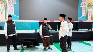 Tinjau Arena Muktamar, Gus Yahya Singgung Pentingnya Layar dan Kesiapan Pengeras Suara di Lokasi Sidang