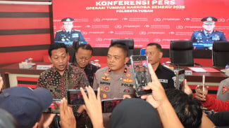 Satreskoba Polresta Tuban Tangkap Empat Budak Sabu, 53,649 Gram Diamankan