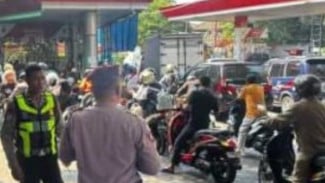 Antrean Panjang Pembelian BBM, Polresta Malang Kota Pantau 25 SPBU Pertamina