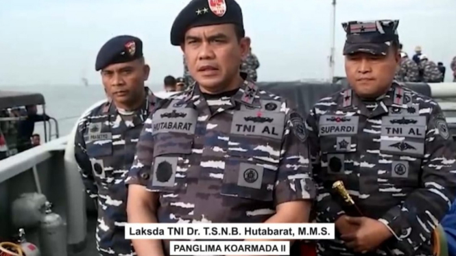 Panglima Koarmada II Laksda TNI Dr TSNB Hutabarat.