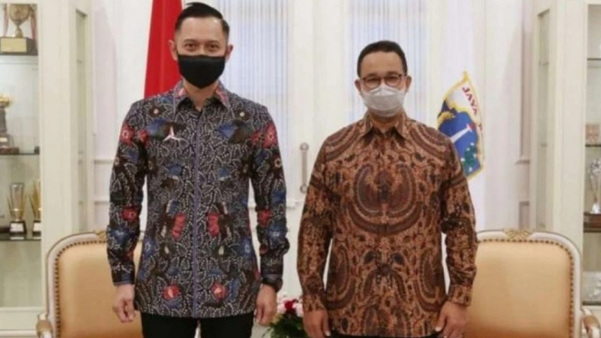 Agus Harimurti Yudhoyono alias AHY dan Anies Baswedan