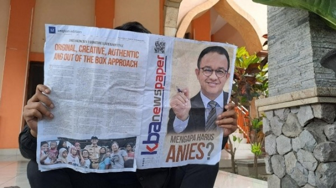 Mulai gerilya politik, Tabloid 'Anies Baswedan' disebar di Malang