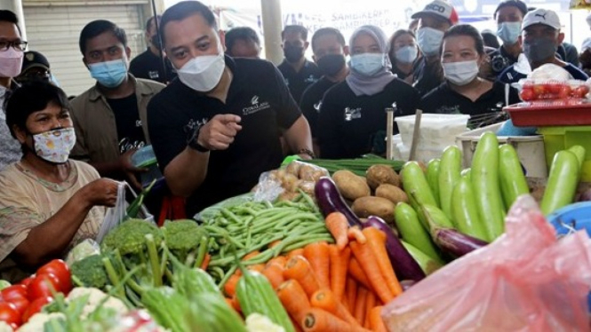 Eri Cahyadi sidak pasar, stratgei Jokowi sudah dilakukan Surabaya