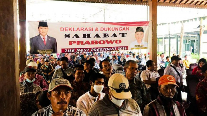 Deklarasi Prabowo Capres 2024 di Gresik.
