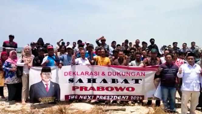 Deklarasi Prabowo Capres 2024 di Lamongan.