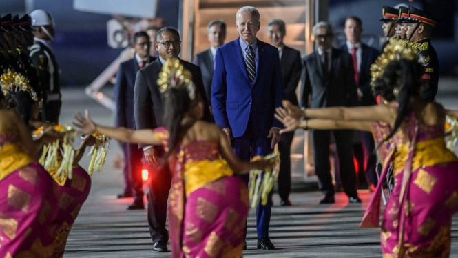 Presiden Amerika Serikat, Joe Biden Tiba di Bali