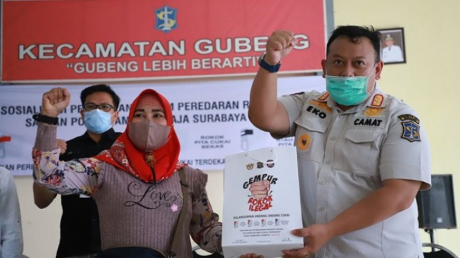 Pemkot Surabaya mulai gelar sosialisasi rokok ilegal