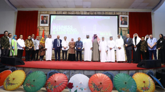 Gubernur Khofifah bersama pengusaha Arab Saudi