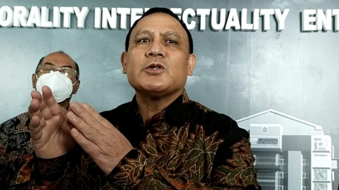 Ketua KPK Firli Bahuri di Surabaya.