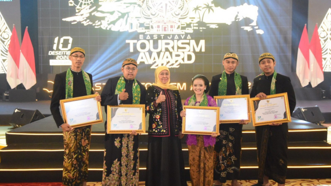 Gelaran East Java Tourism Award Tahun 2022 di Batu