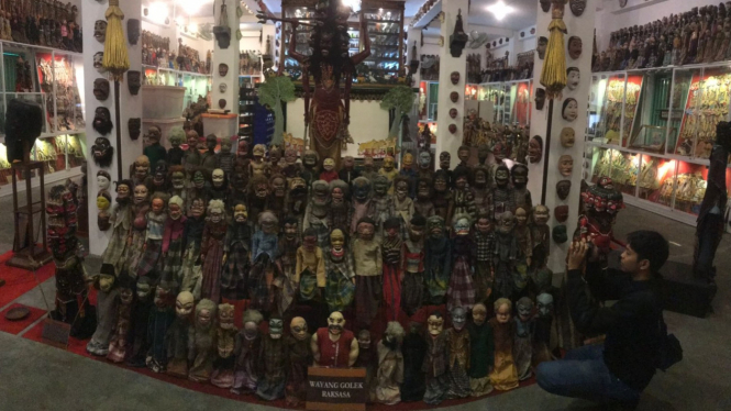 Koleksi Wayang di Museum Gubug Wayang Kota Mojokerto