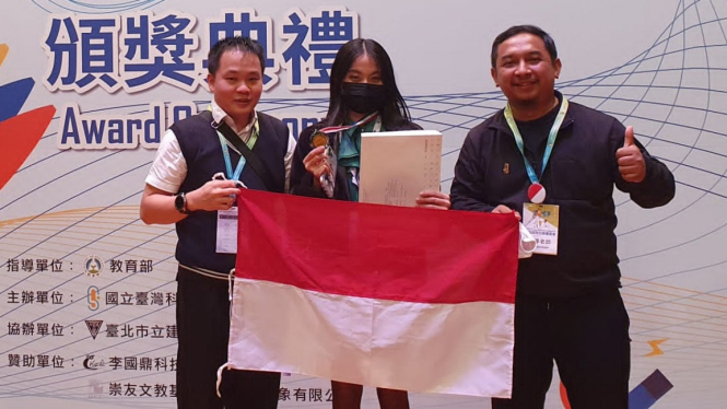 Nathania, Juara 1 Kompetisi Sains Internasional