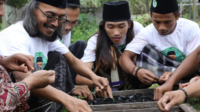 Kiyai Muda Jatim relawan Ganjar Pranowo di Jombang.