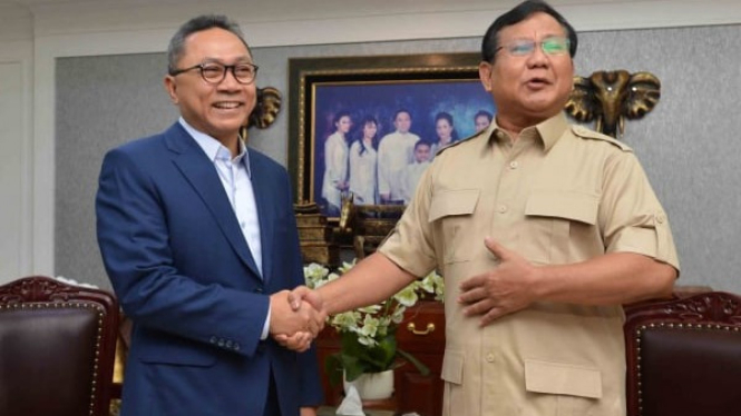 Prabowo Subianto bertemu dengan Zulhas