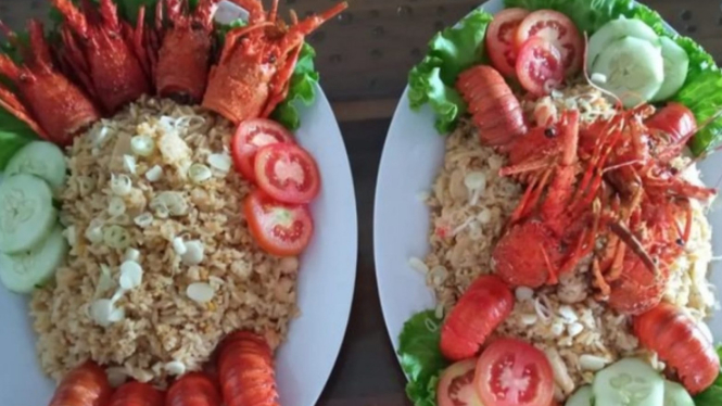 Ilustrasi Makanan khas Lobster