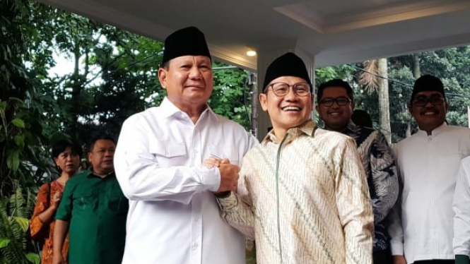 Prabowo dan Cak Imin di Kertanegara