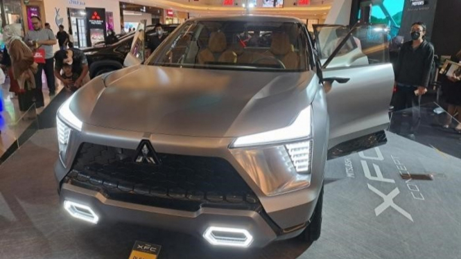 Mitsubishi XFC Concept dipamerkan di Pekanbaru, Riau