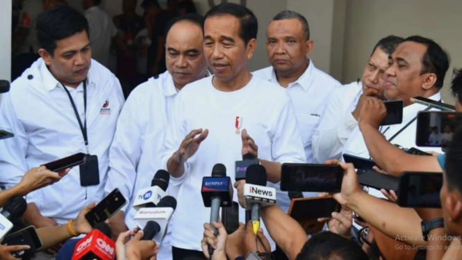 Presiden Jokowi di acara Puncak Musra Indonesia