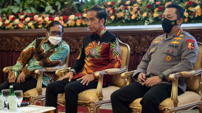 Menko Polhukam, Presiden Jokowi dan Kapolri