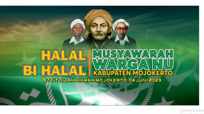 Poster Musyawarah Warga NU Kabupaten Mojokerto