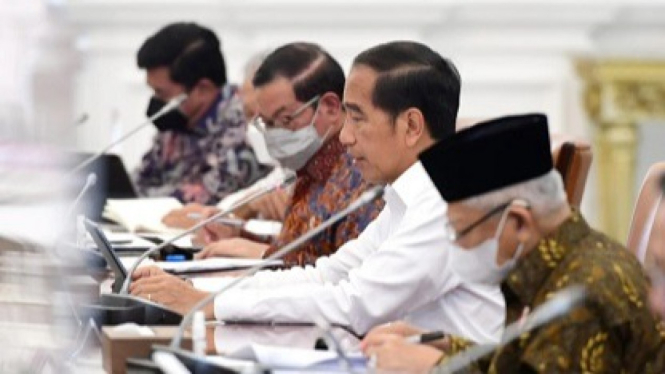 Presiden Jokowi saat menemui Elite KAHMI