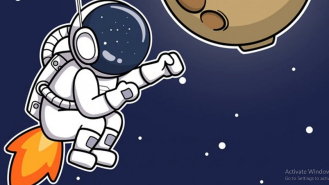 Ilustrasi Astronot