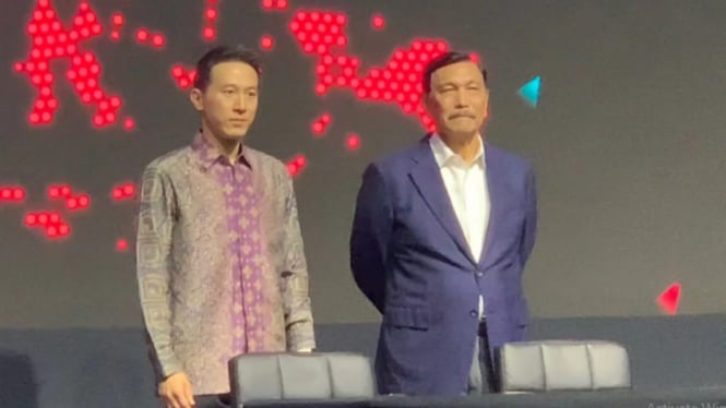 CEO Tik Tok Shou Chew dan Menko Marves